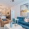 Living Room with ample sitting area and a large kitchen