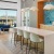 gathering area with kitchen bar