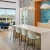 gathering area with kitchen bar